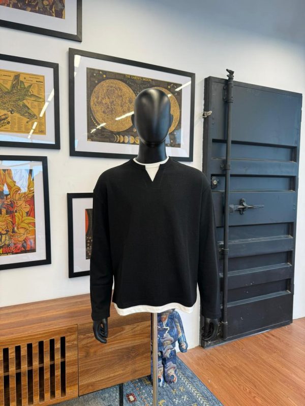 FAUX LAYERED LONGSLEEVE SHIRT