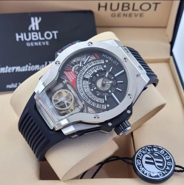 AUTOMATIC HUBLOT RUBBER WATCH1 automatic hublot rubber watch